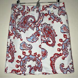 J. MCLAUGHLIN Monroe Catalina Cloth Paisley Mini Skirt